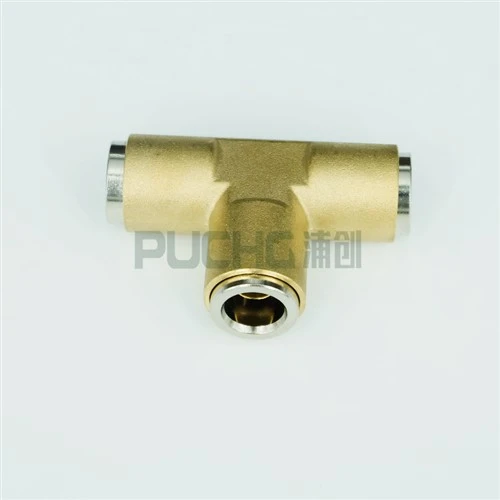 12 mmTee Norgren Push in muftalar Analog